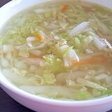 ぽかぽか温まる★白菜たっぷりトロトロスープ
